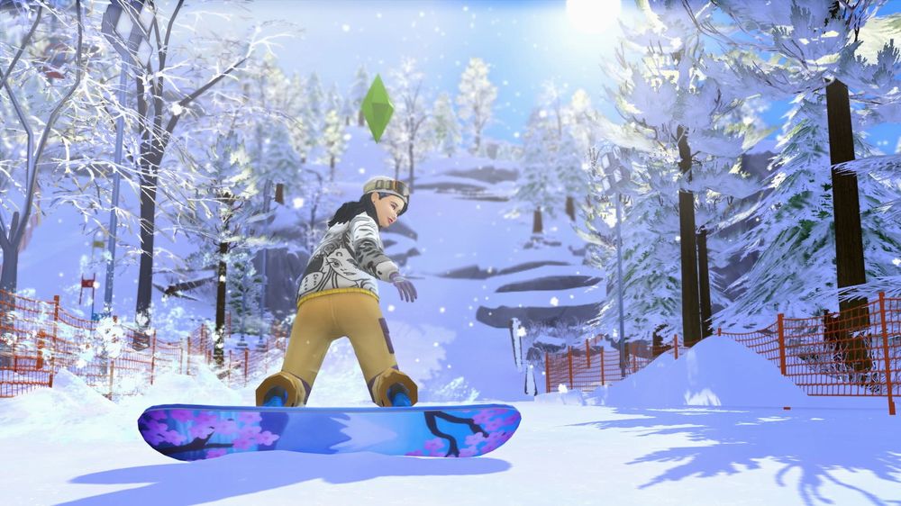 The Sims 4 Oasi Innevata gameplay